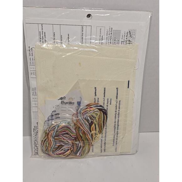 Sealed Bucilla Counted Cross Stitch Kit SNIPS & SNAILS Mary Engelbreit #45395 - Picture 3 of 3